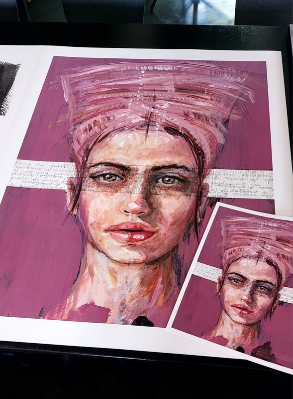 Stampa Fine Art acrilico "La Concipiente" 2