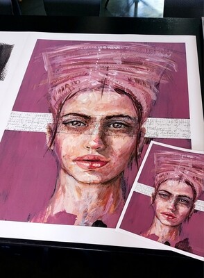 Stampa Fine Art acrilico "La Concipiente" 2