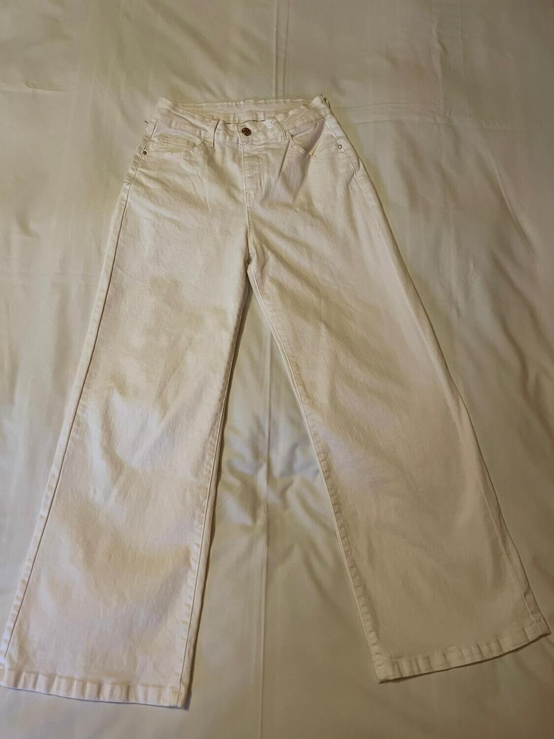 Vaquero blanco talla L