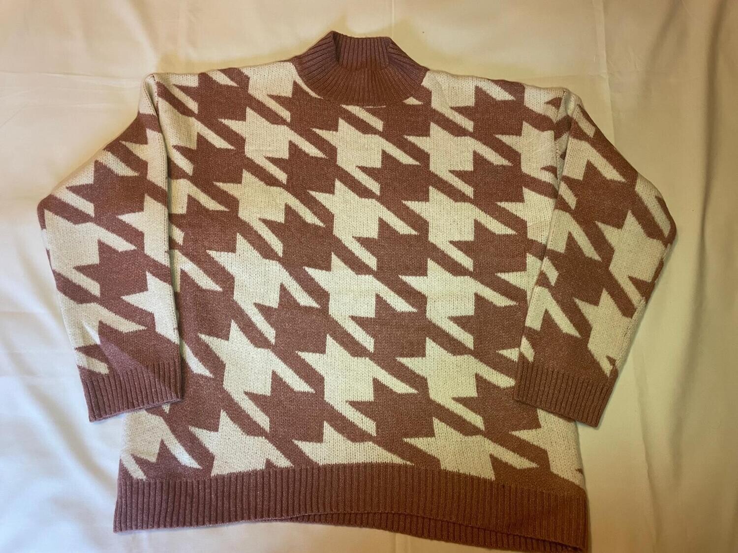 Jersey blanco y rosa talla M/L
