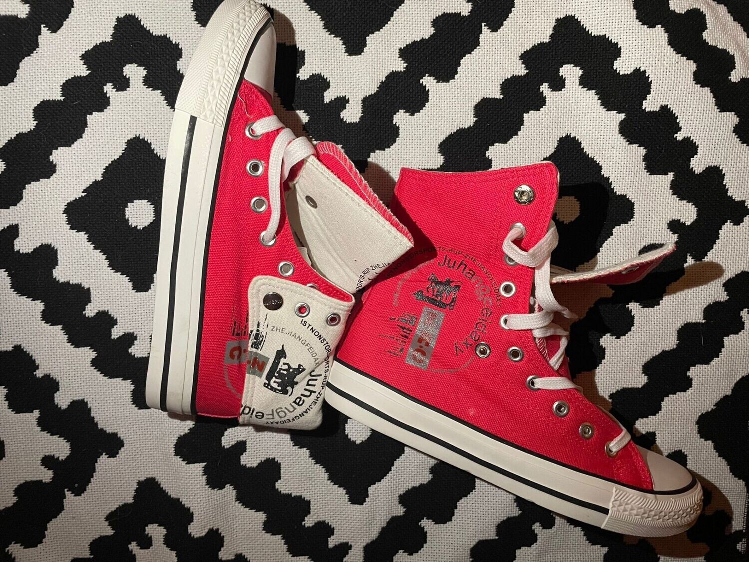 Zapatilla loneta doble altura talla 37