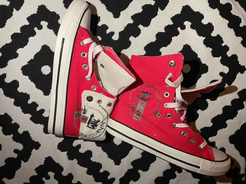 Zapatilla loneta doble altura talla 39