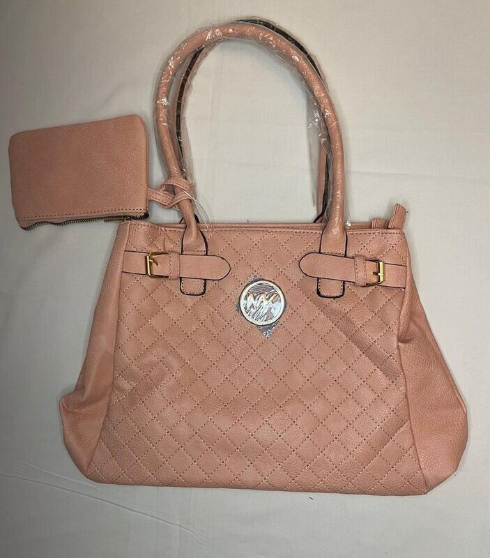 Bolso rosa con monedero Bolso rosa con monedero