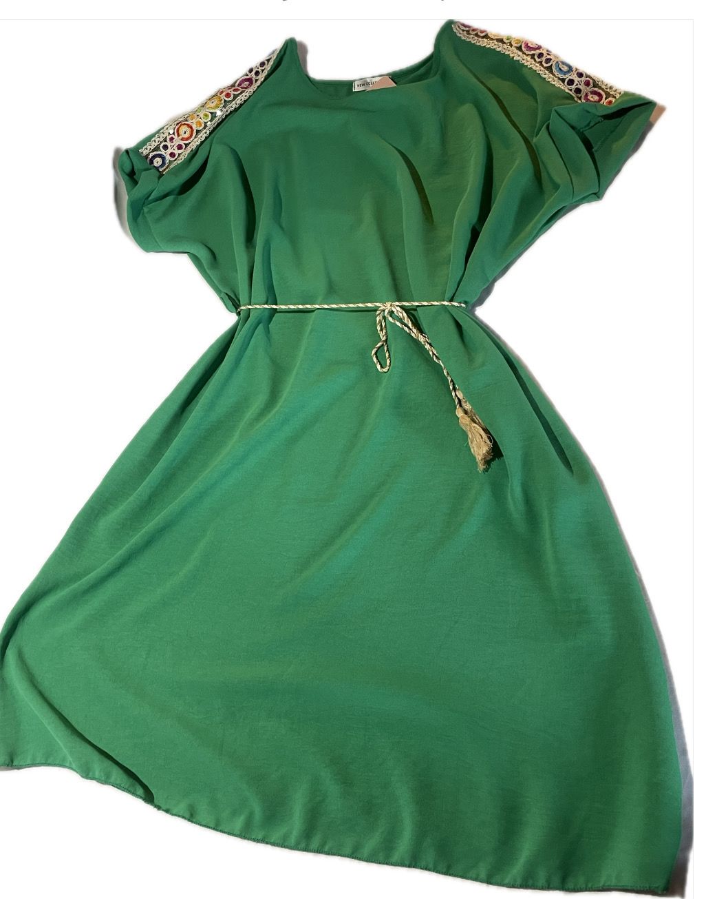 Vestido verde talla única