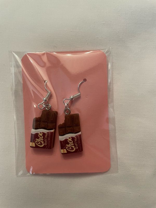 Pendientes chocolatina