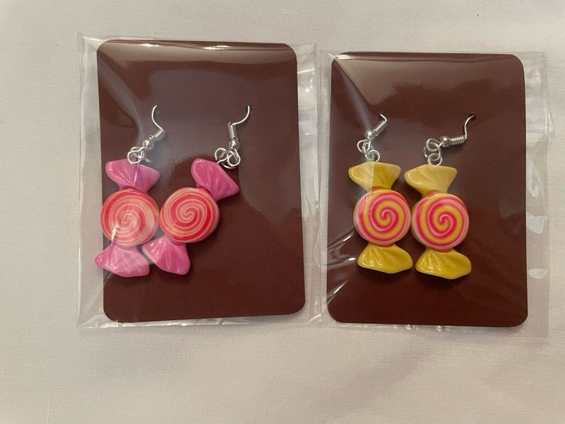 Pendientes caramelo amarillo