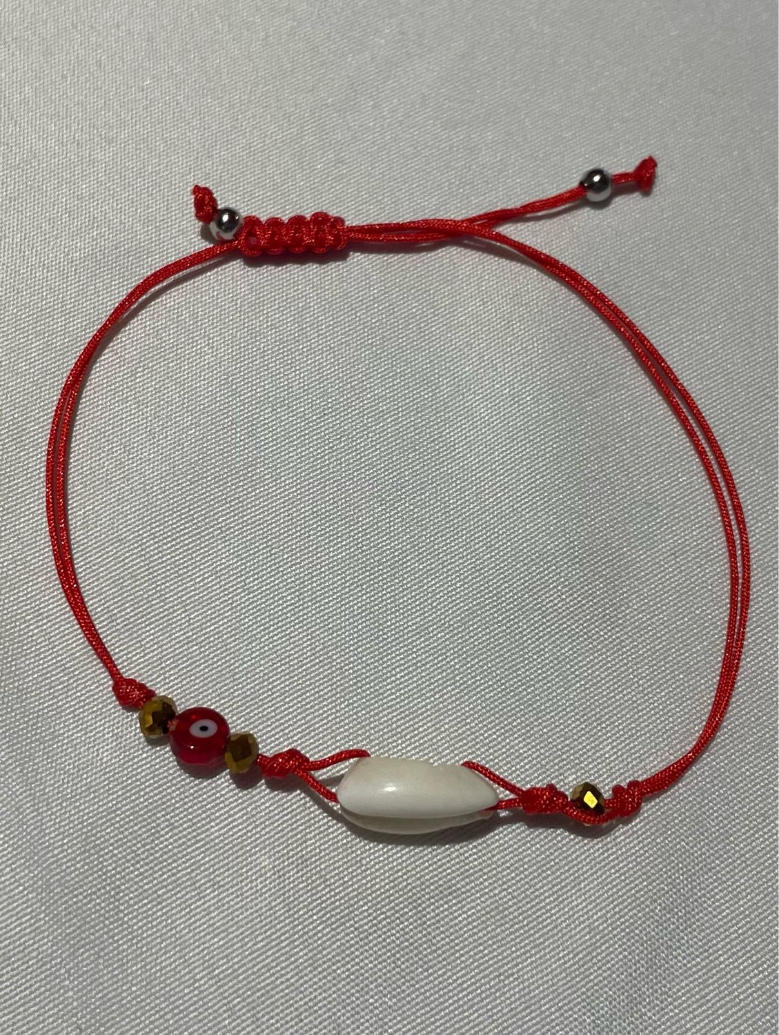 Pulsera concha roja