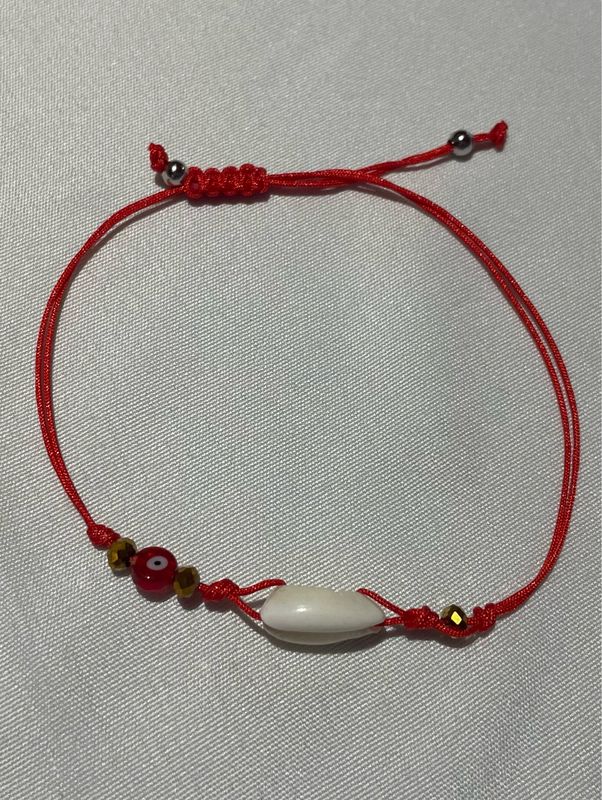 Pulsera concha roja