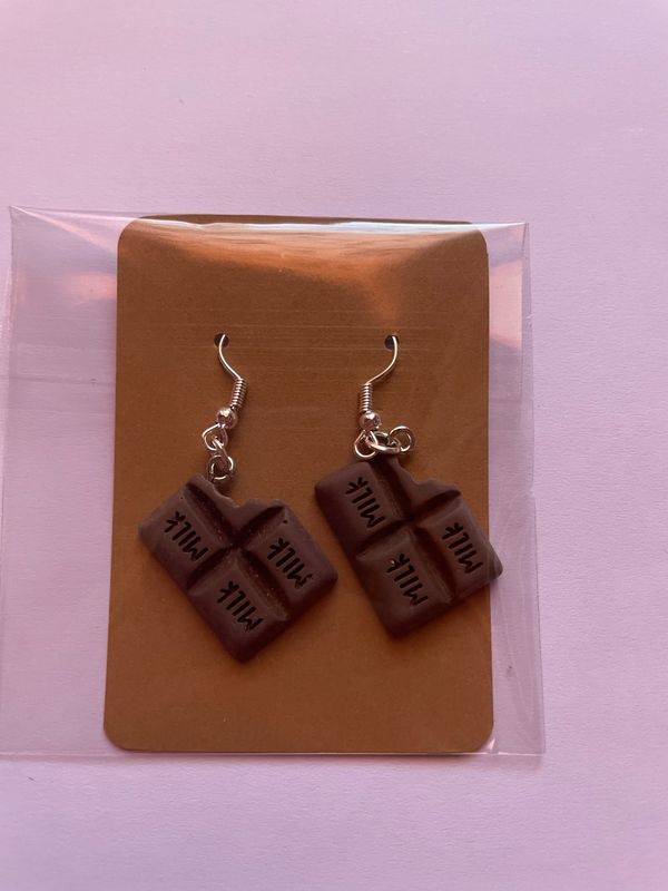 Pendiente chocolate