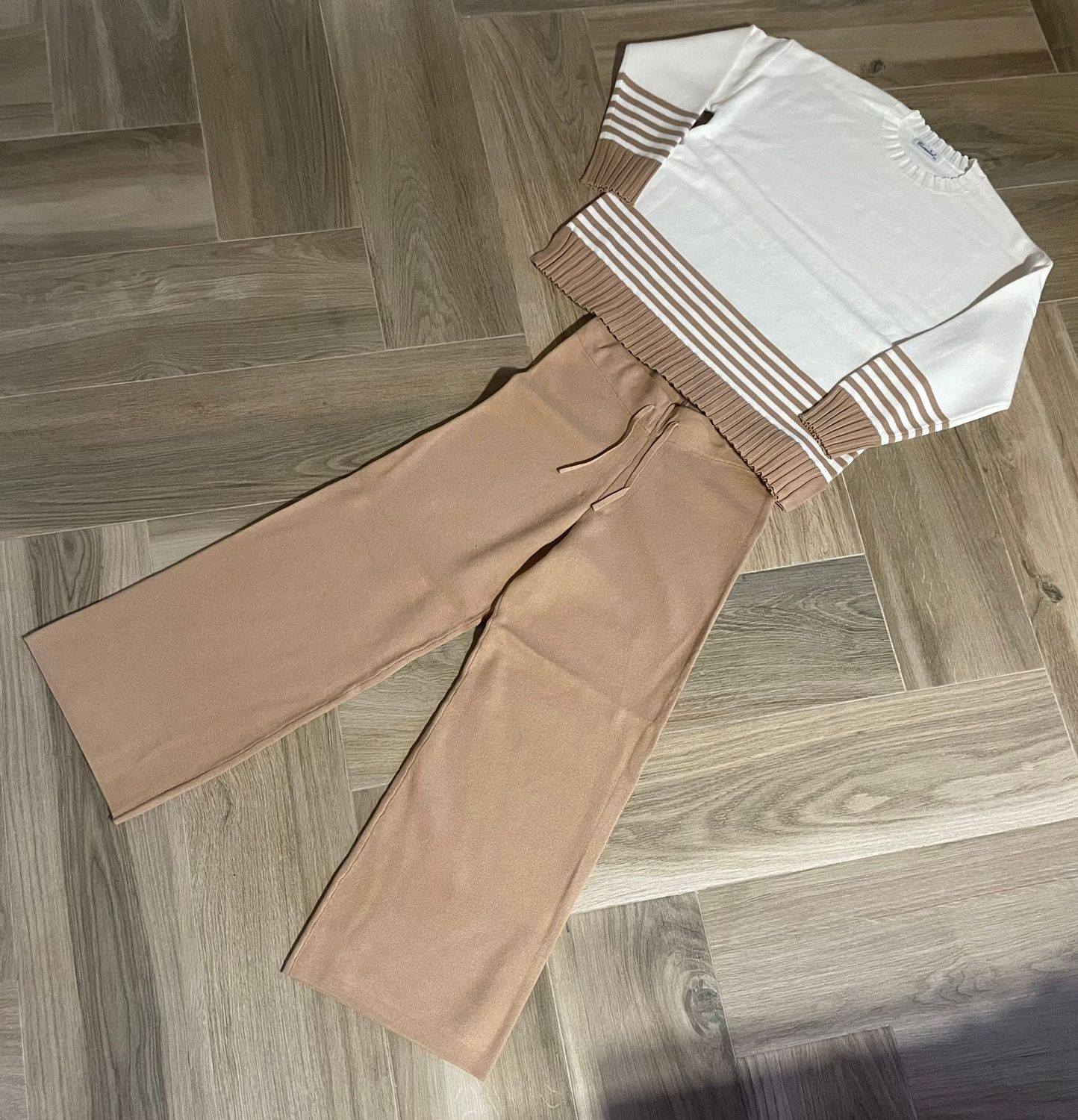 Conjunto jersey + pantalón marrón claro   XL/XXL