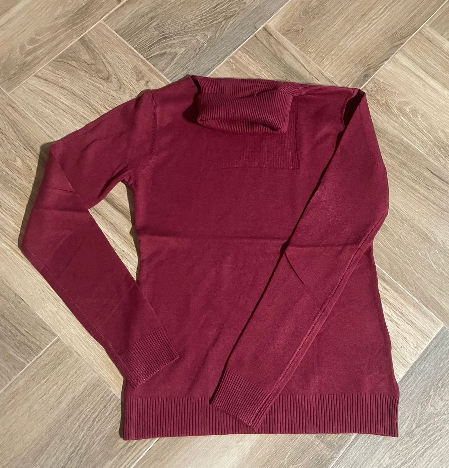 Jersey cuello alto talla L