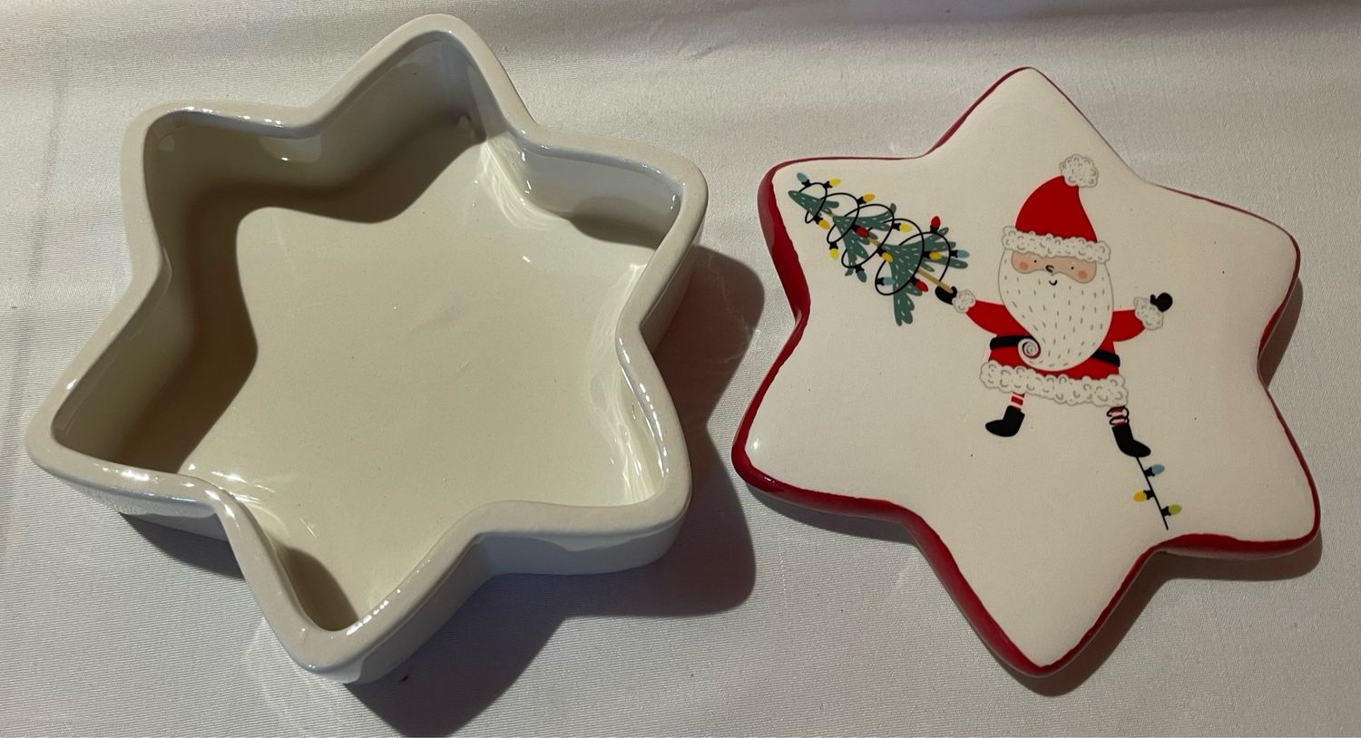 Caja papá noel cerámica