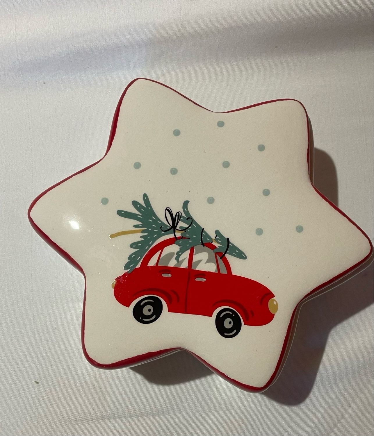 Caja navidad cerámica