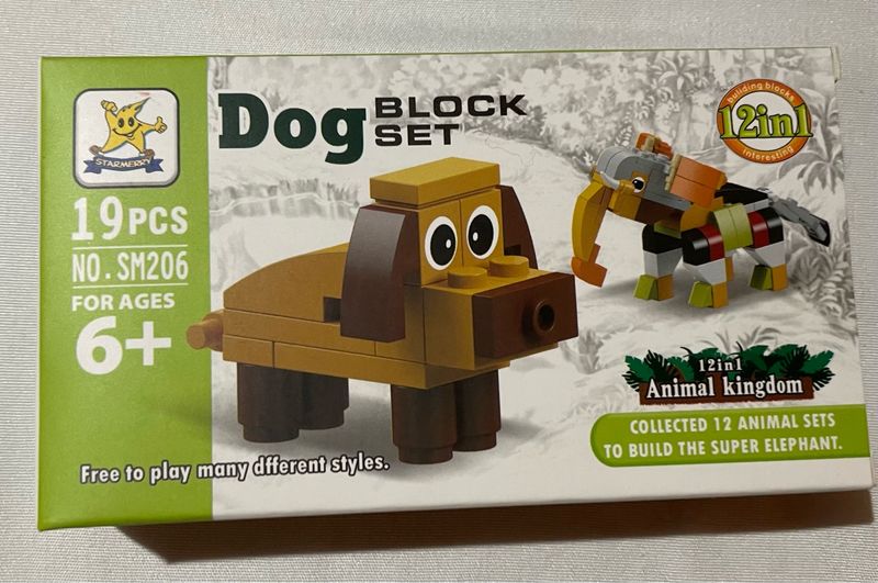 Juego piezas perro
