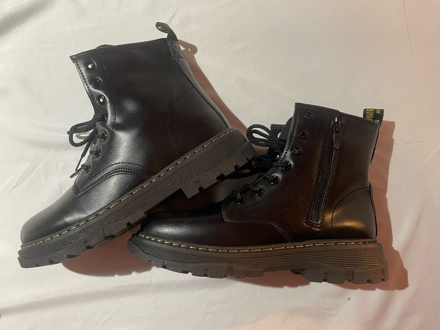 Botín negro plano talla 39