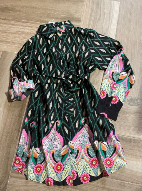Vestido estampado talla XL