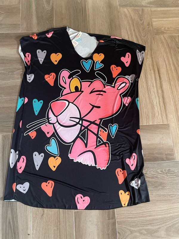 Vestido talla única pantera