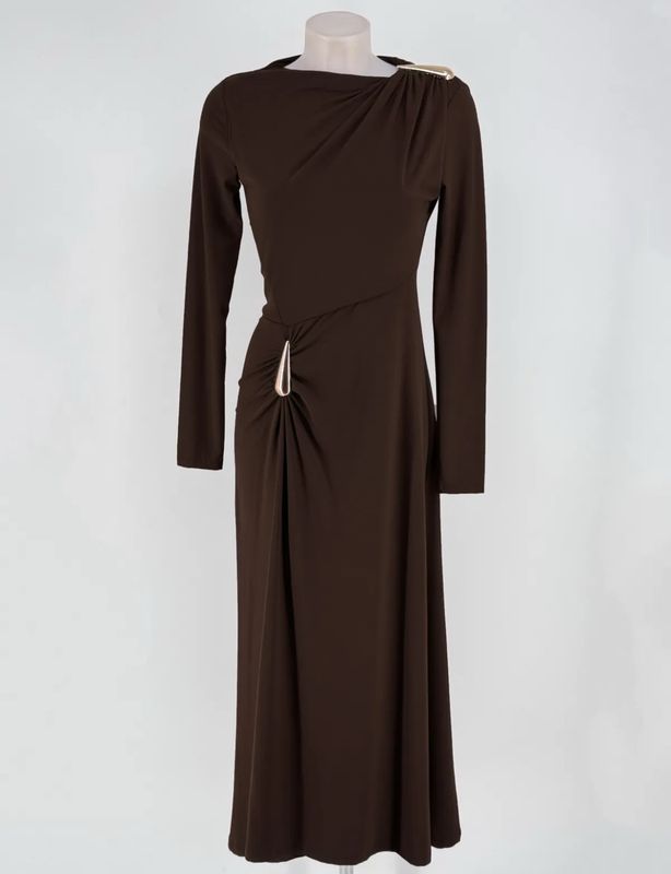 Vestido marrón