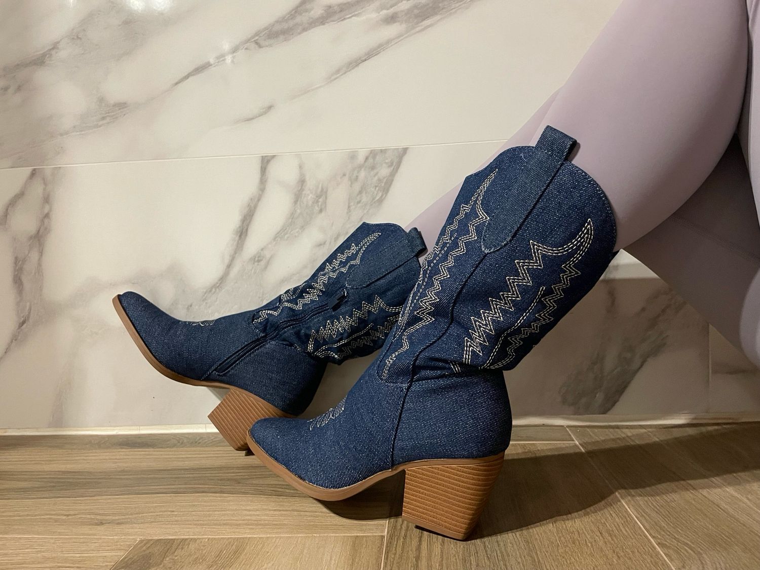 Botín vaquero talla 40