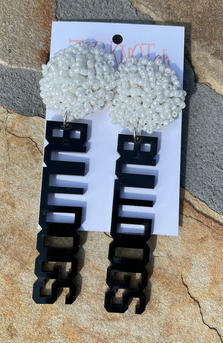 HS Word Earrings
