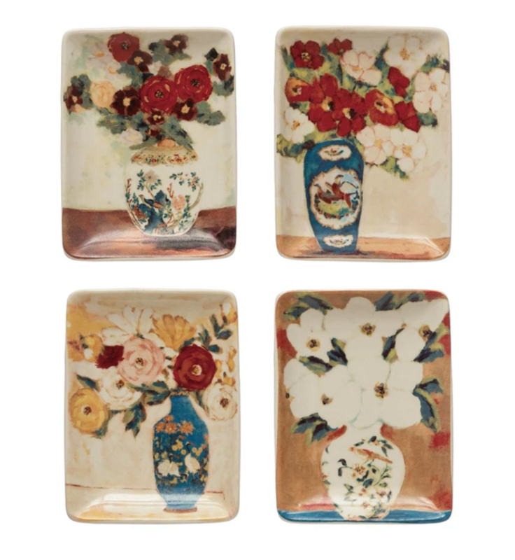 Floral Trinket Tray