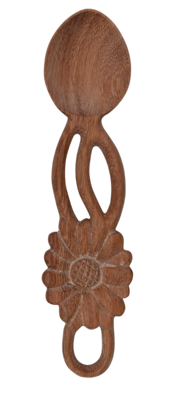Wooden Flower Spoon