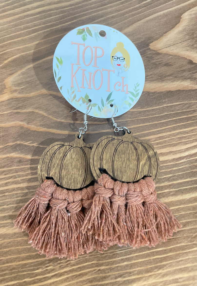 Pumpkin Earrings