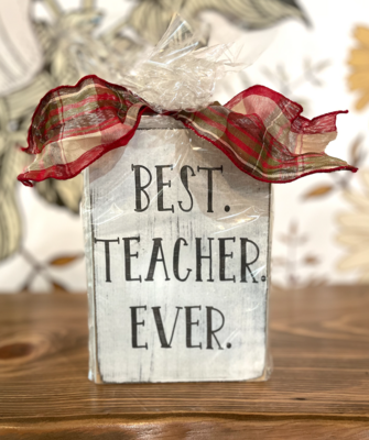Best Teacher Gift Sign