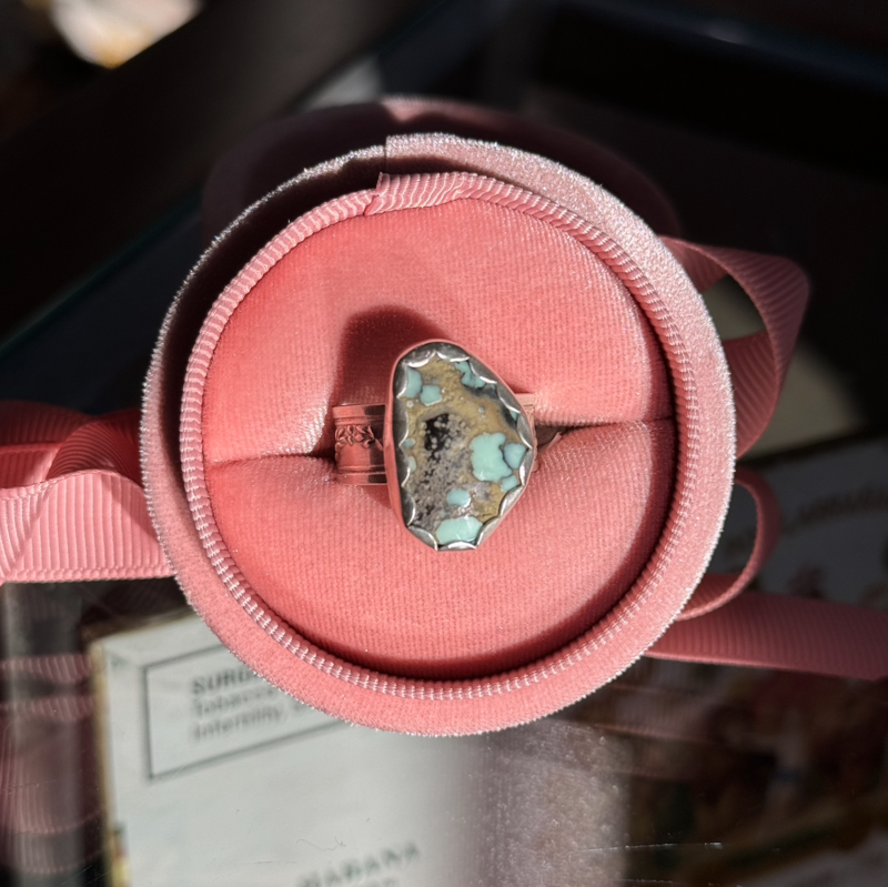 Angel Wing Turq. Ring sz.8