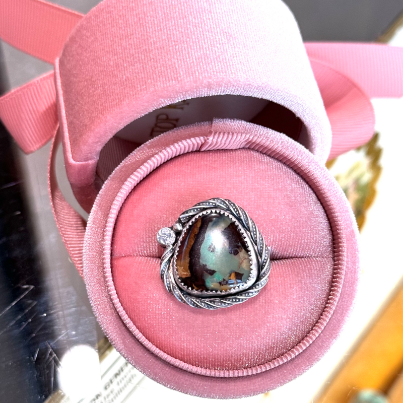 Boulder Ridge Opal Ring sz 6.5