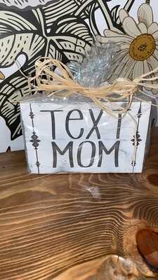 Text/Call Mom reversible sign