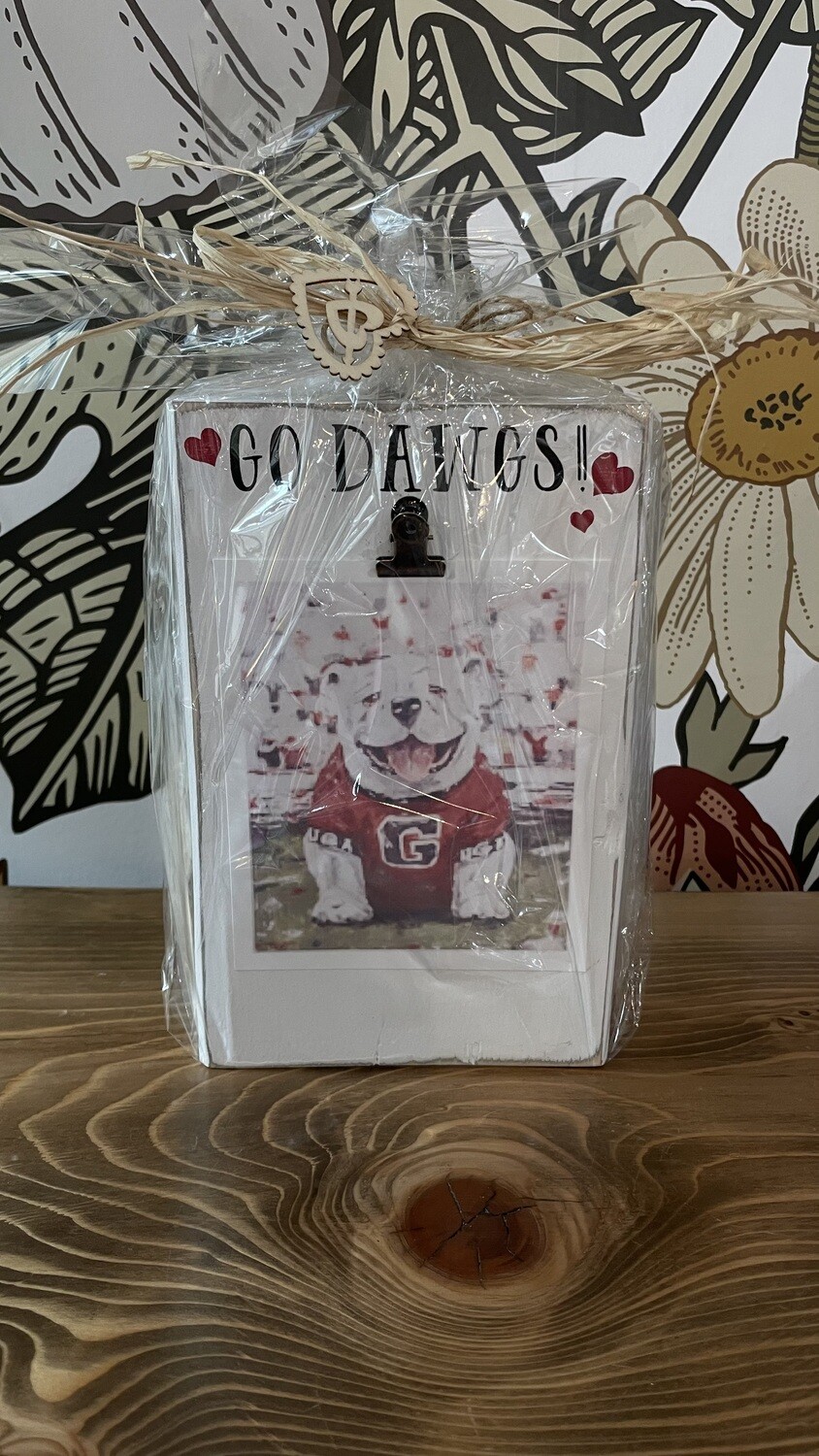 Go Dawgs Photo Block