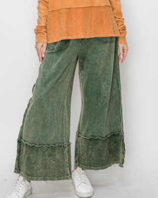 Olive Wide Pant