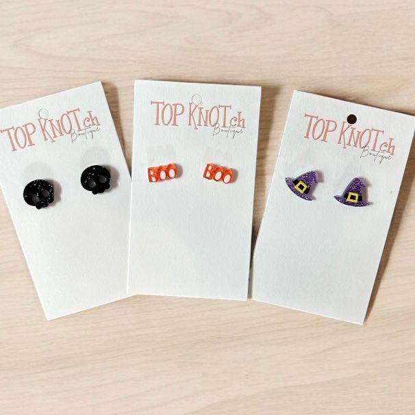 Kids Halloween Earrings
