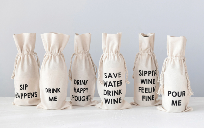 Cotton Wine Bags