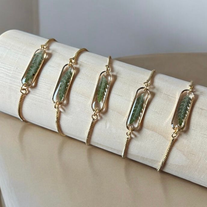 Adjustable Leaf Bracelet