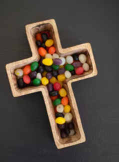 Wooden Cross Bowl 