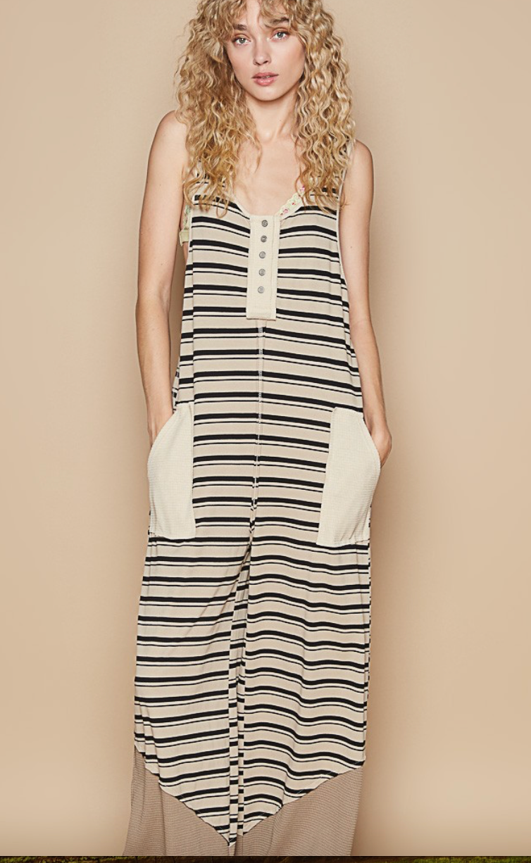 Striped Jumpsuit