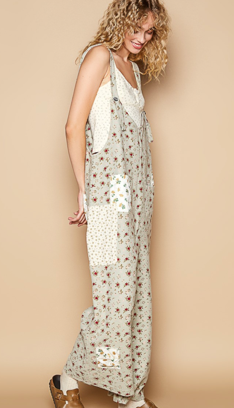 Floral  Print Romper