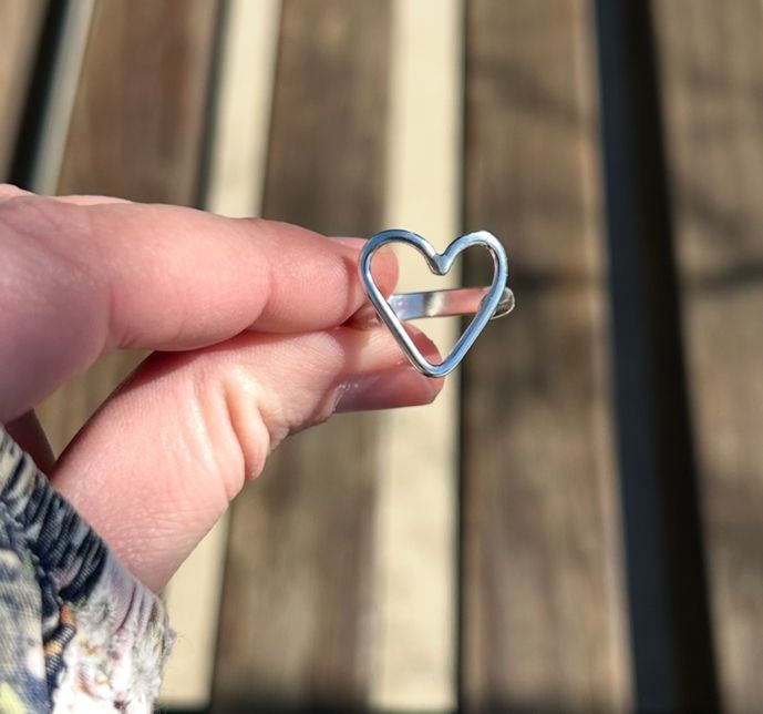 Heart Ring Small Sz. 7