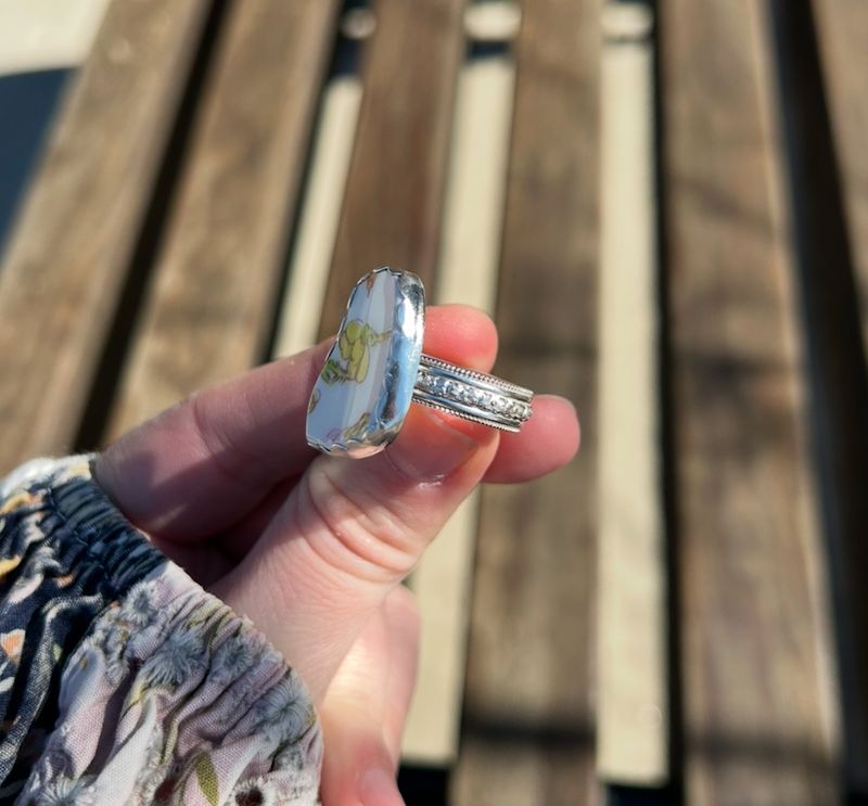 Teacup Ring Sz. 8