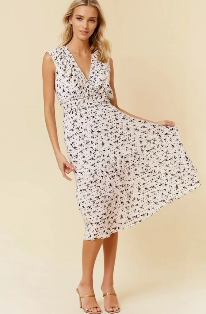 V Neck Dress