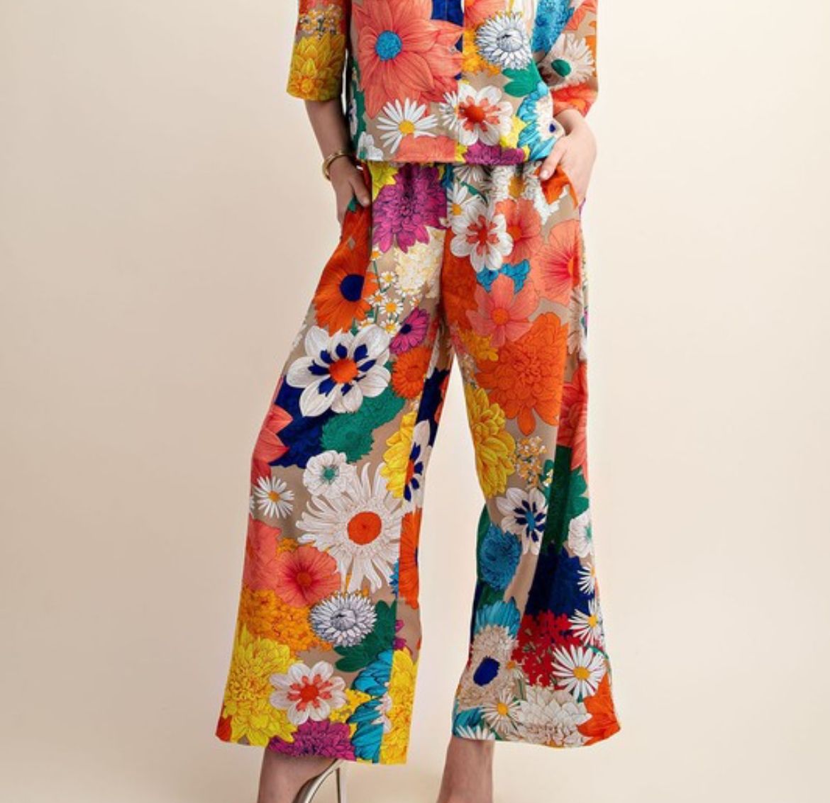 Vibrant Floral Pant