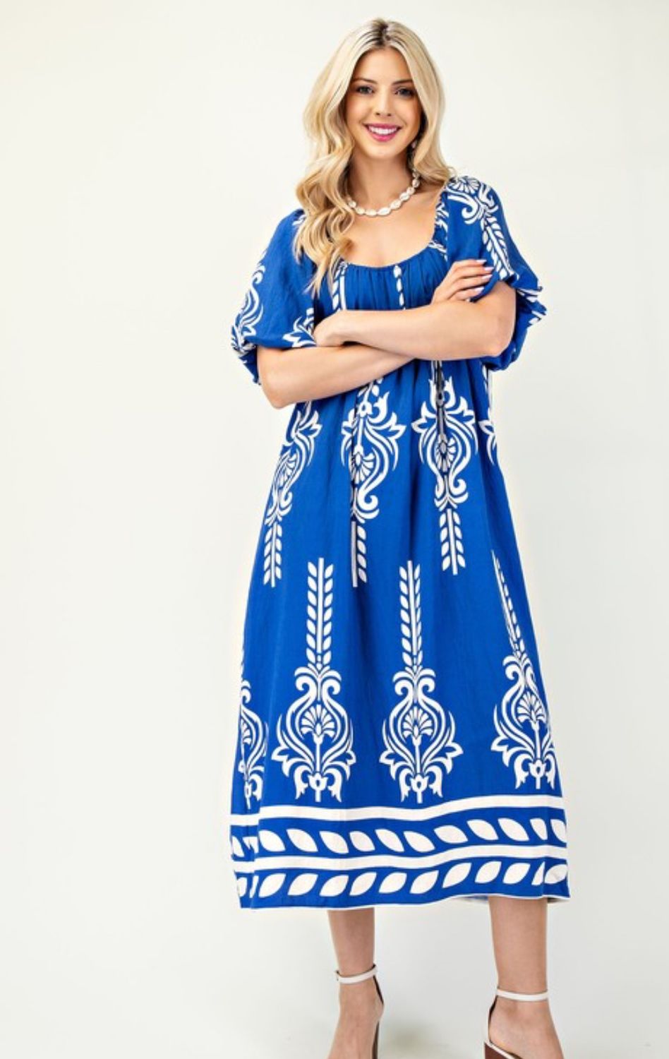 Blue Midi Dress