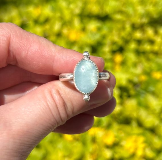 Aquamarine Ring sz.10