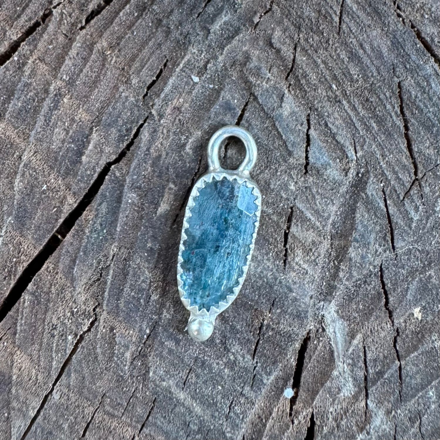 Blue Kyanite Charm