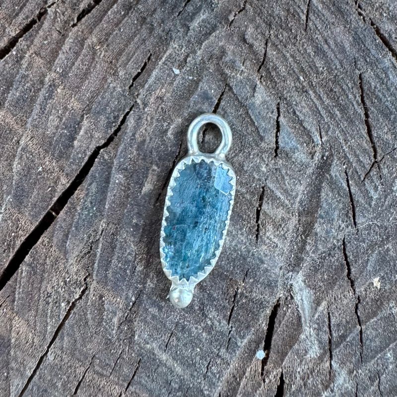 Blue Kyanite Charm
