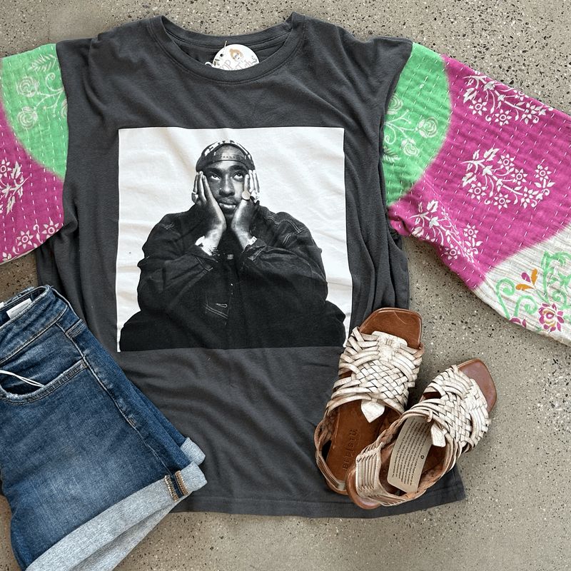 Tupac Tee (Grey)-XL