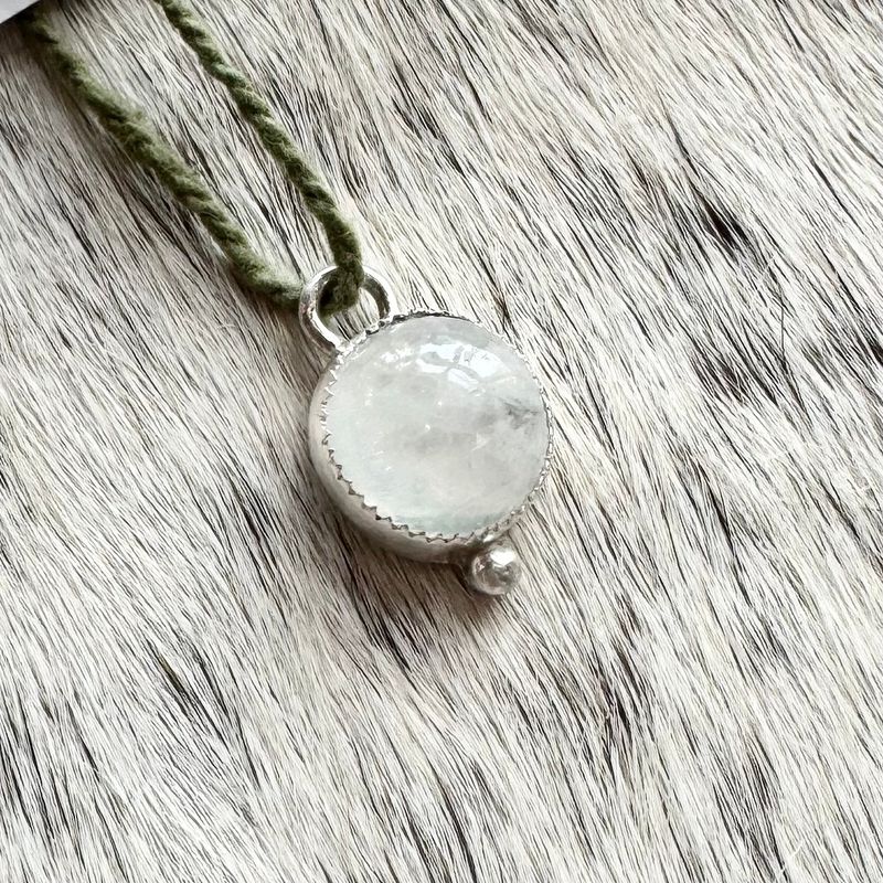 Moonstone Drop Charm
