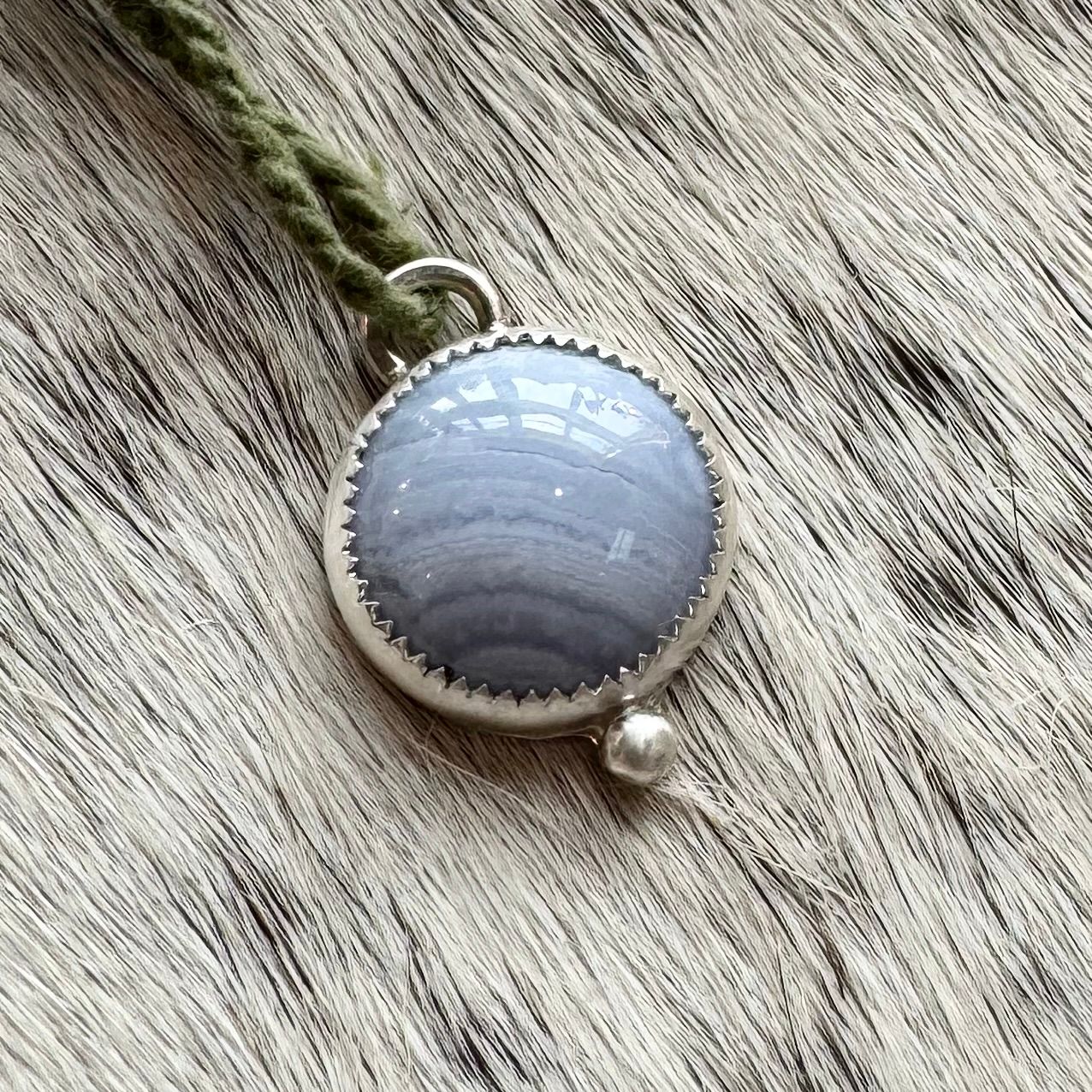 Blue Lace Charm